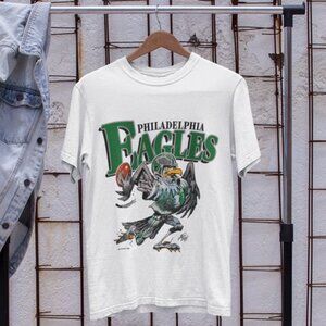 Vtg 1988 Philadelphia Eagles T Jack Davis NFL Football shirt retro